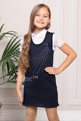 Сарафан трикотажный школьный 7068