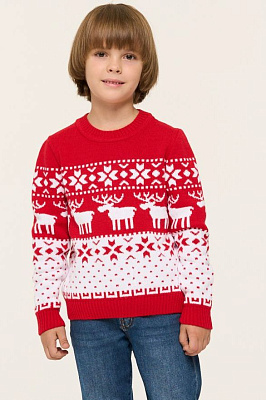 Свитер с оленями детский 98-122 см