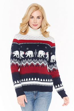 Свитер женский с медведями
