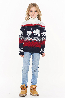 Свитер детский с мишками 122-158 см