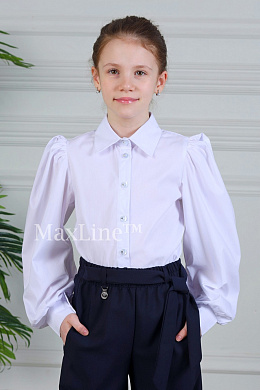 Школьная женская блузка оптом