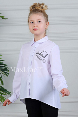 Школьная женская блузка оптом